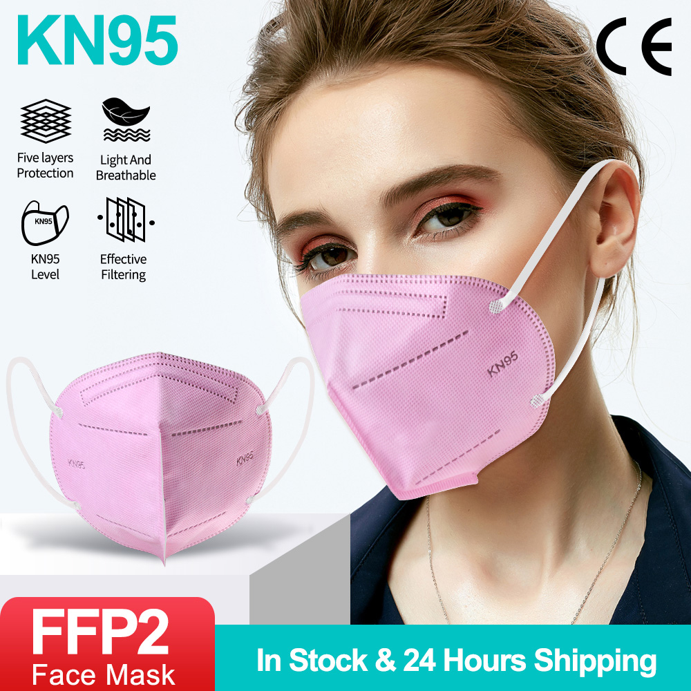 Surgical Mask - 10-100 Adet FFP2 Maskeleri kn95 Mascarillas