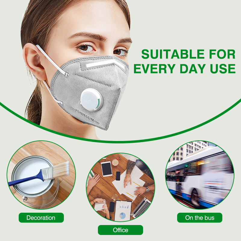 POWECOM KN95 Maskeleri Aktif K - Surgical Mask incelemesi ve fiyatı