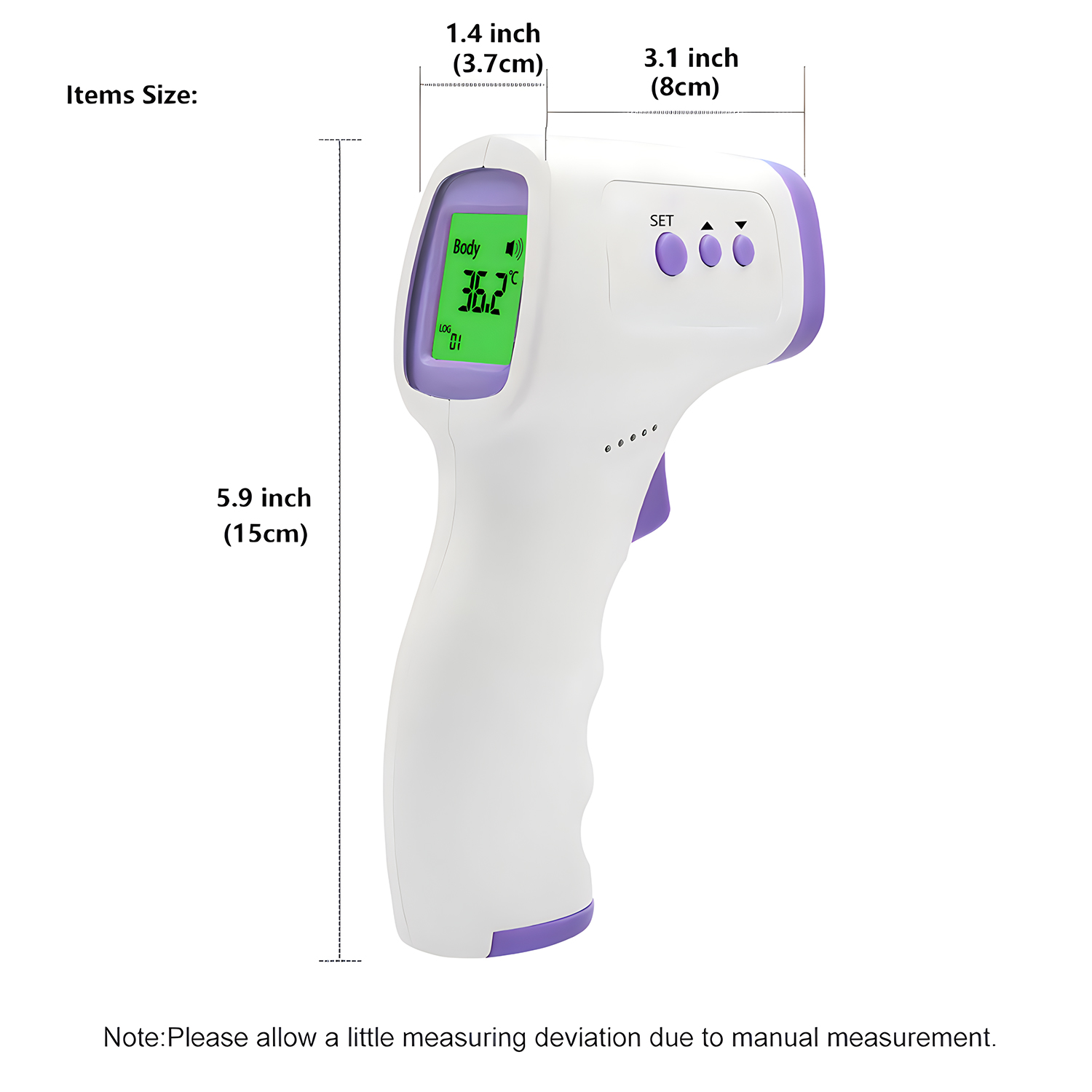 Dijital Kızılötesi Alın Termom - Pulse Oximeter incelemesi ve fiyatı